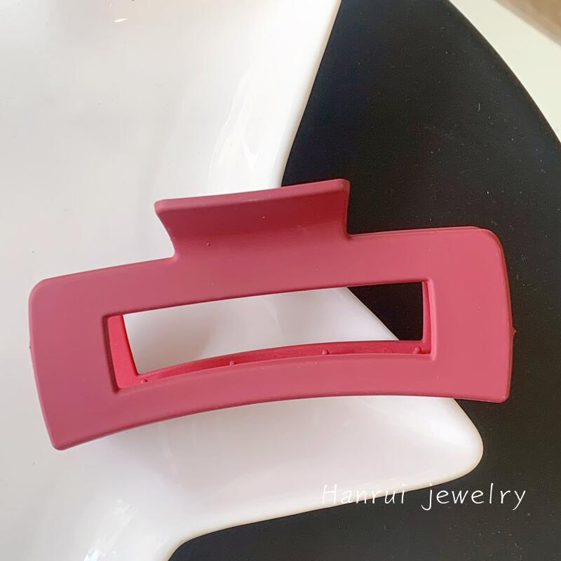 Wholesale Back Head Square Frosted Large Women's Elegant Bath Hair Clip